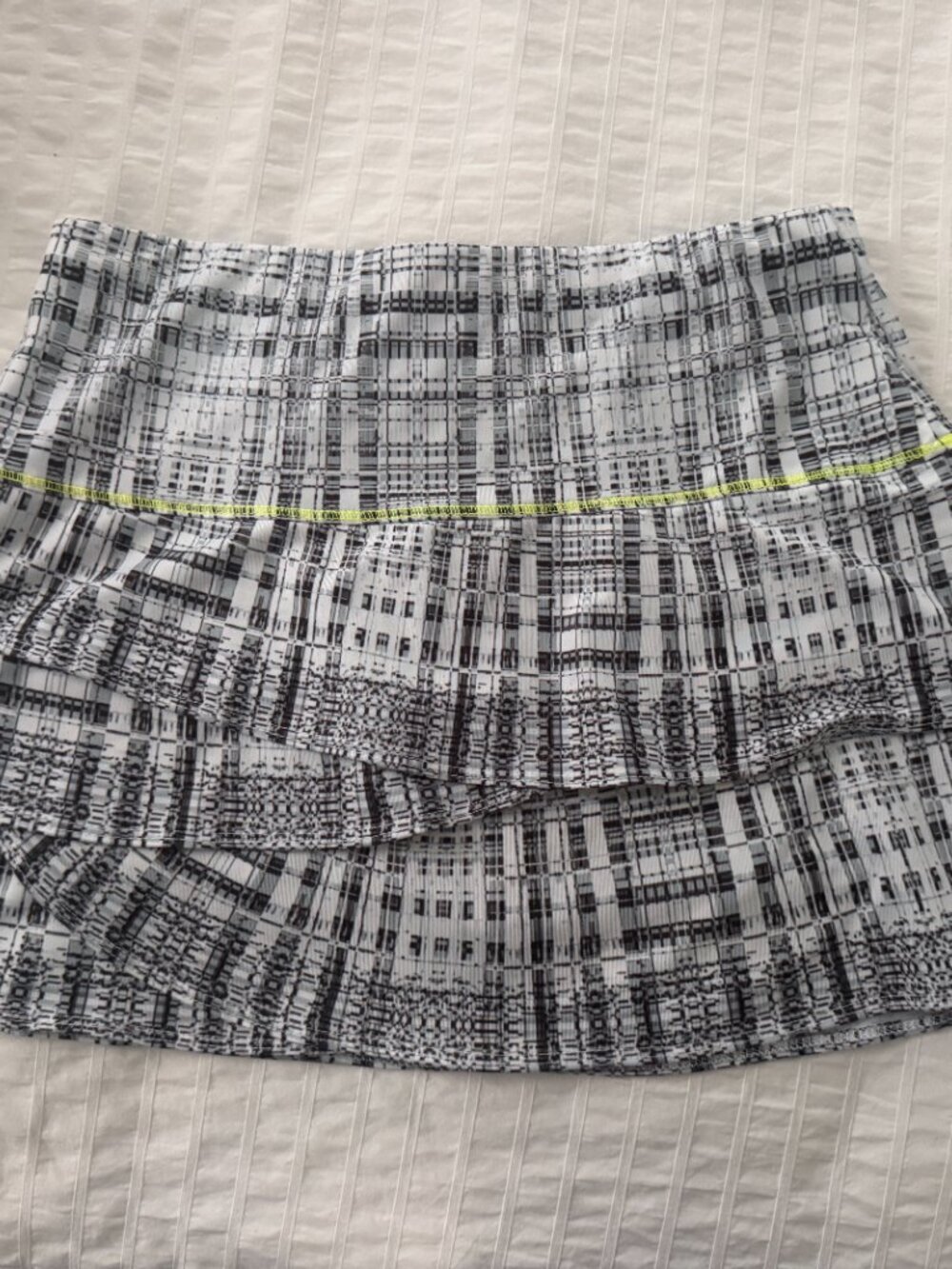Lucky in Love Tennis Skirt — White & Gray | Size XS | Like New | Pickleball - Picture 3 of 7